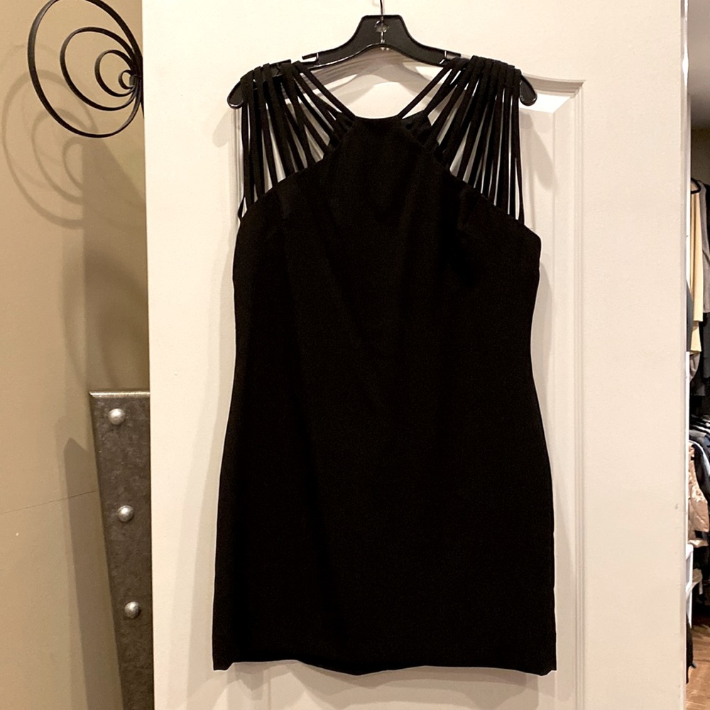 DRESS THE POPULATION MINI DRESS